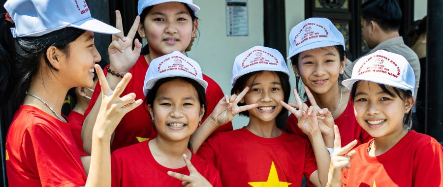Dzieci z wietnamskiej szkoły, Wietnam