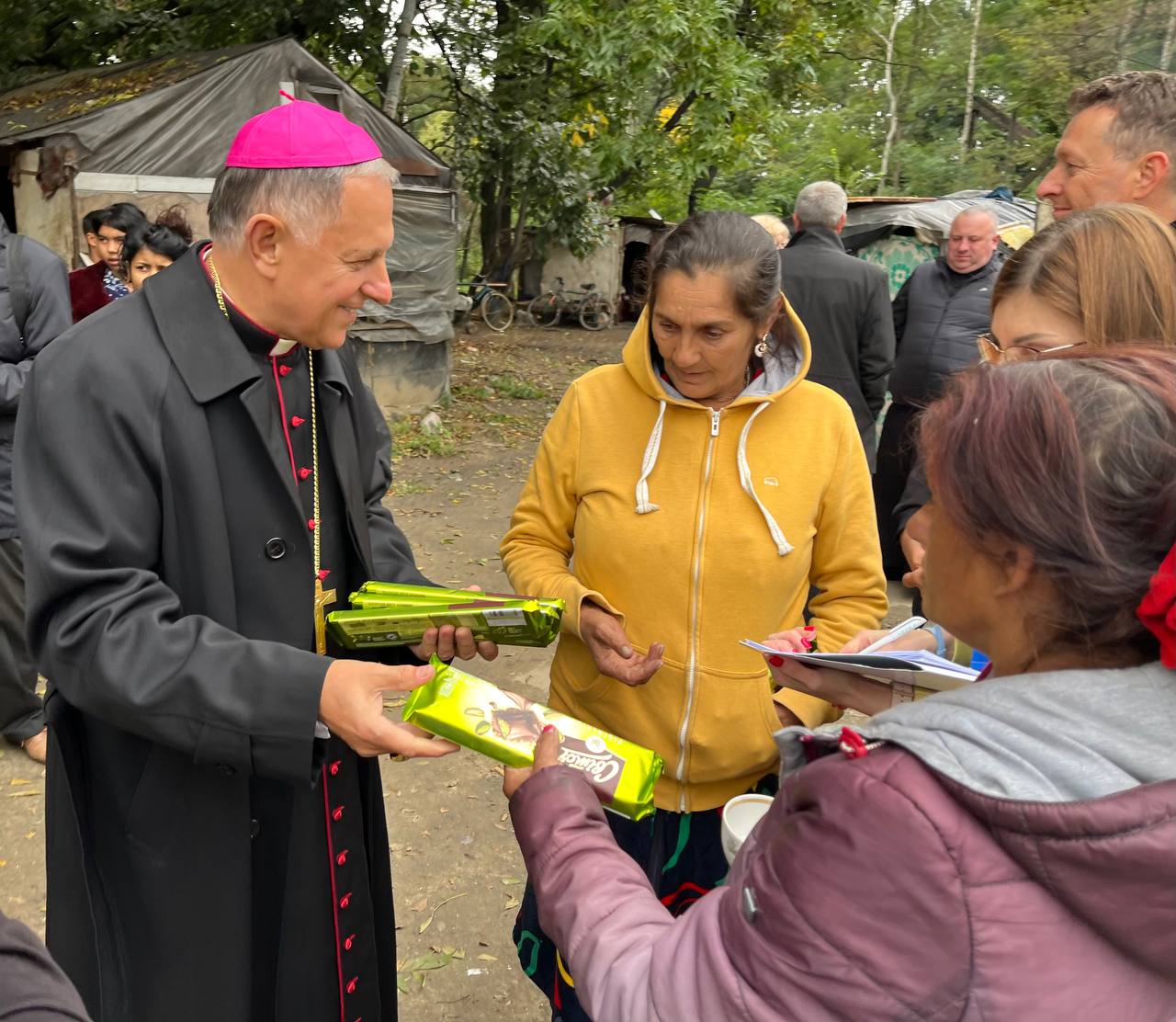 Poświęcenie namiotu – szkoły i chrzest w romskim taborze pod Lwowem [+GALERIA]