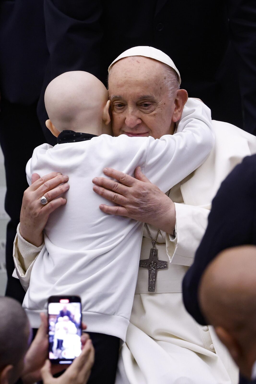 Papież i wspólnota szpitala Dzieciątka Jezus na 100-lecie placówki [+GALERIA]