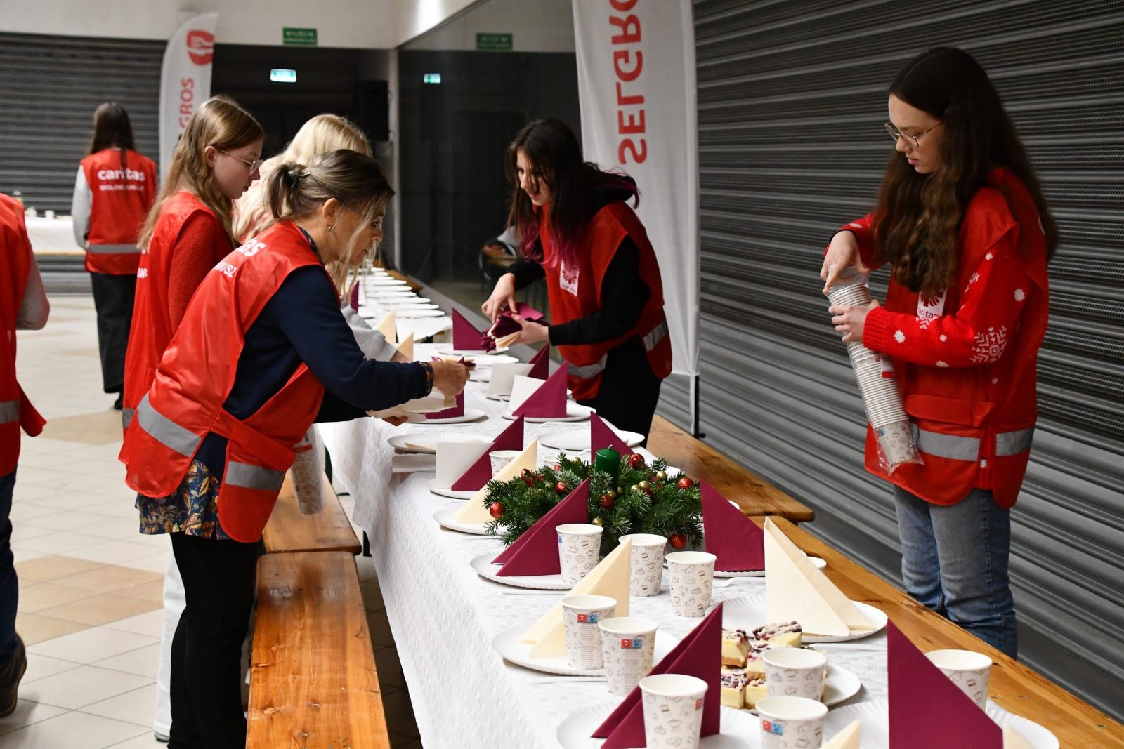 Boże Narodzenie ośrodkach dla samotnych matek, bezdomnych i osób w kryzysie