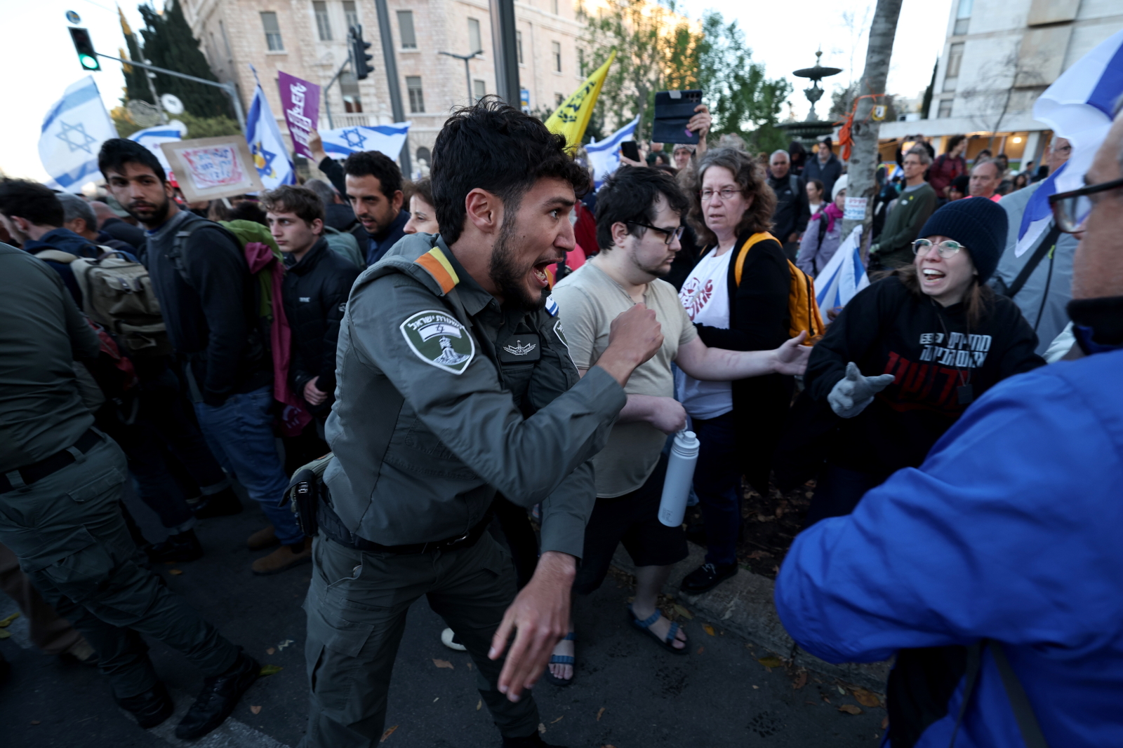 Izraelczycy protestują przeciwko wojnie w Strefie Gazy [+GALERIA]