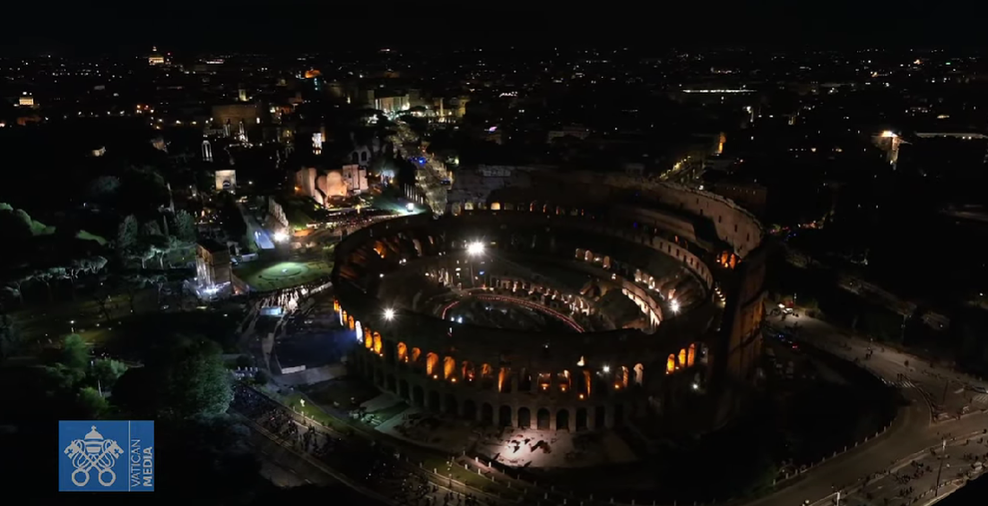 Droga krzyżowa w Koloseum [WIDEO]