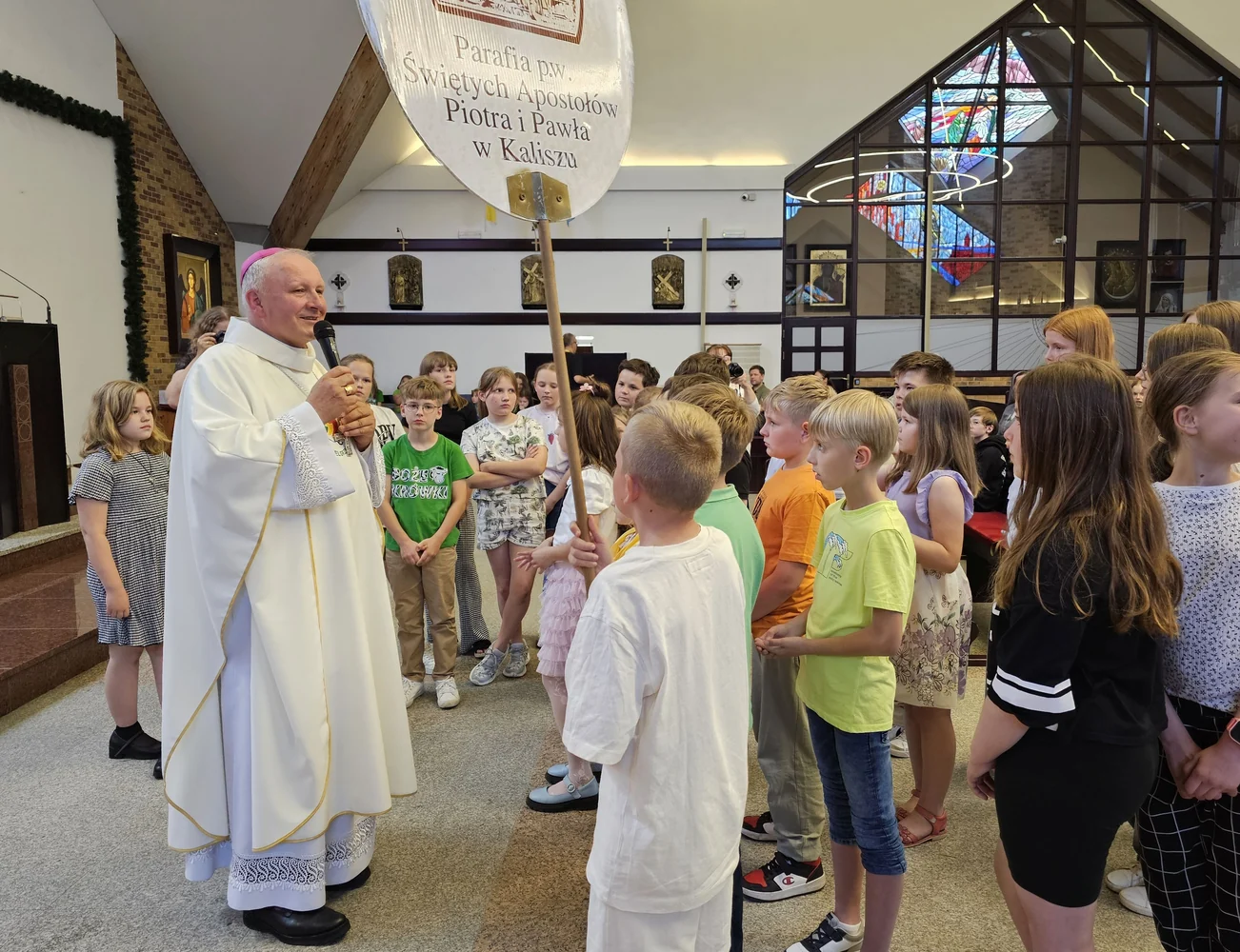 Ostrów Wielkopolski: dzieci z diecezji kaliskiej modliły się w ramach Roku Jubileuszowego