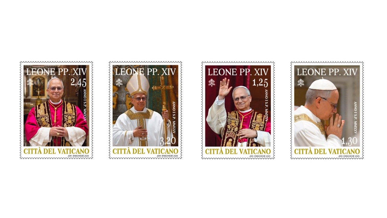 Leon XIV od dziś na watykańskich znaczkach pocztowych