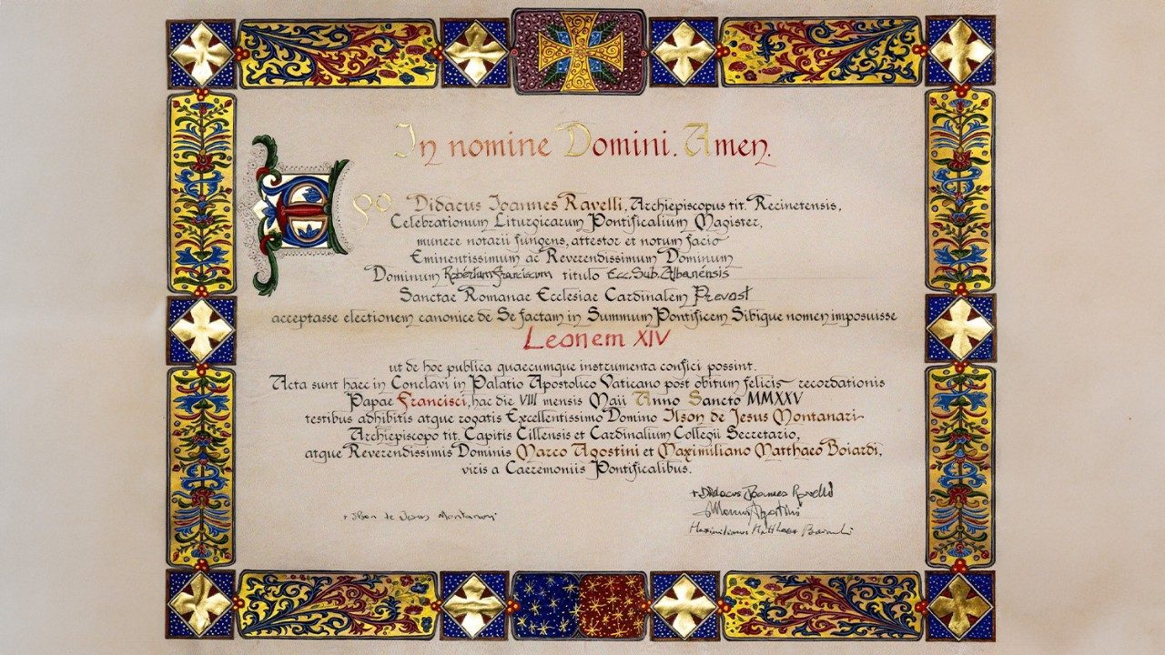 Opublikowano protokół przyjęcia urzędu Biskupa Rzymu