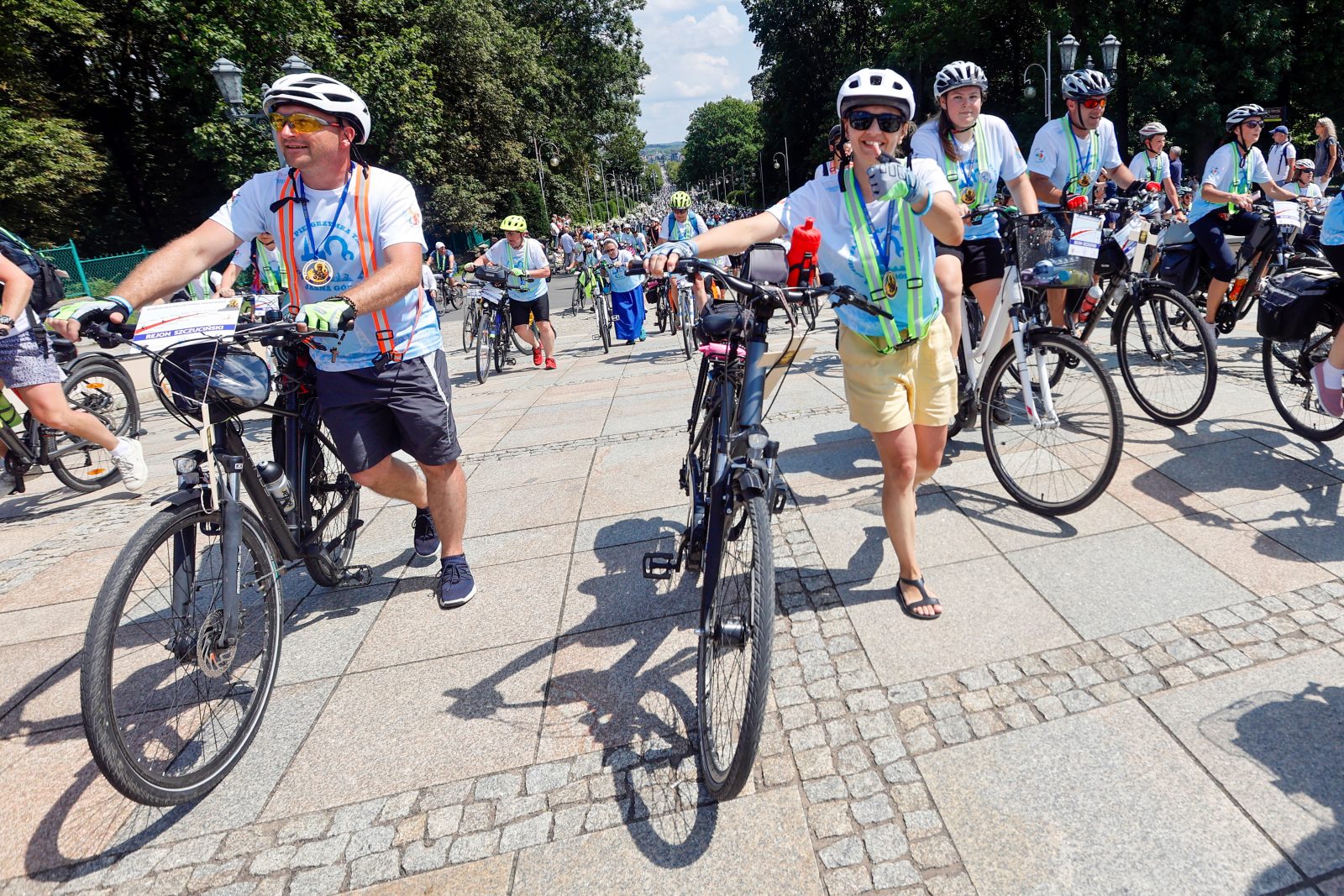 Jasna Góra – coraz więcej rowerowych pielgrzymów