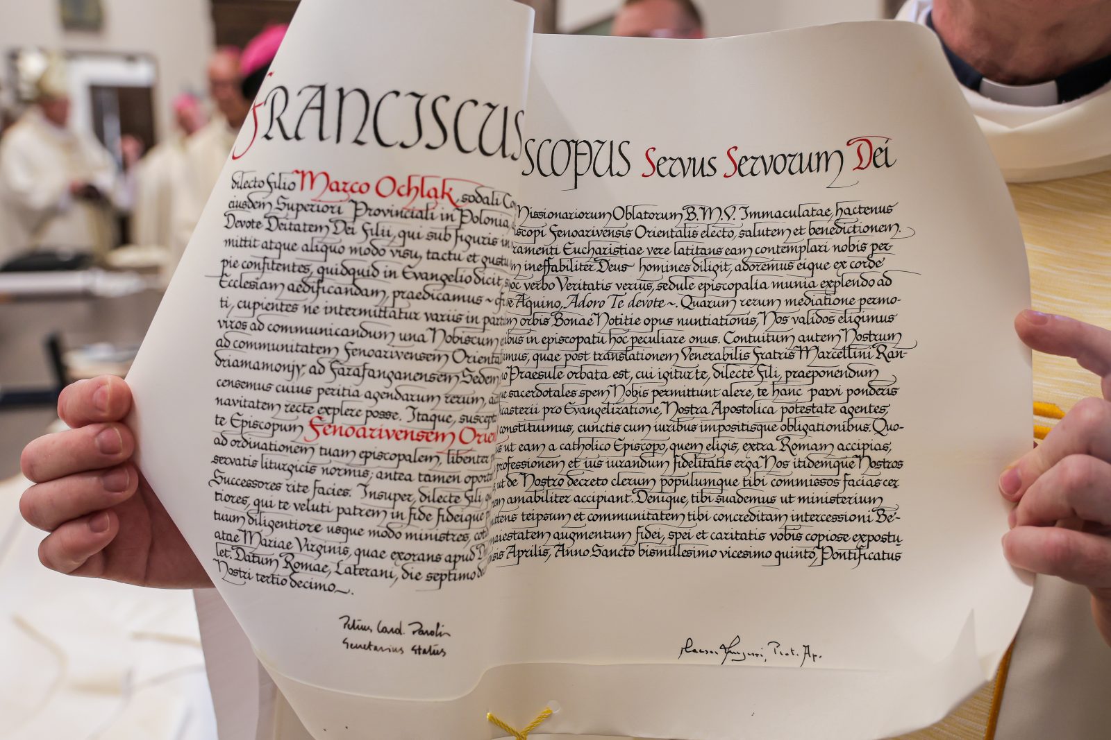 Gdańsk: Uroczystość święceń biskupich Marka Ochlaka OMI [GALERIA]