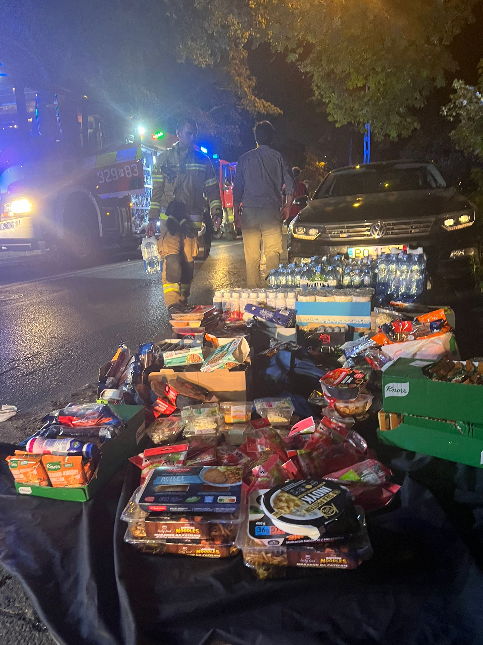 Caritas Poznań pomaga poszkodowanym w pożarze bloku przy ulicy Krańcowej