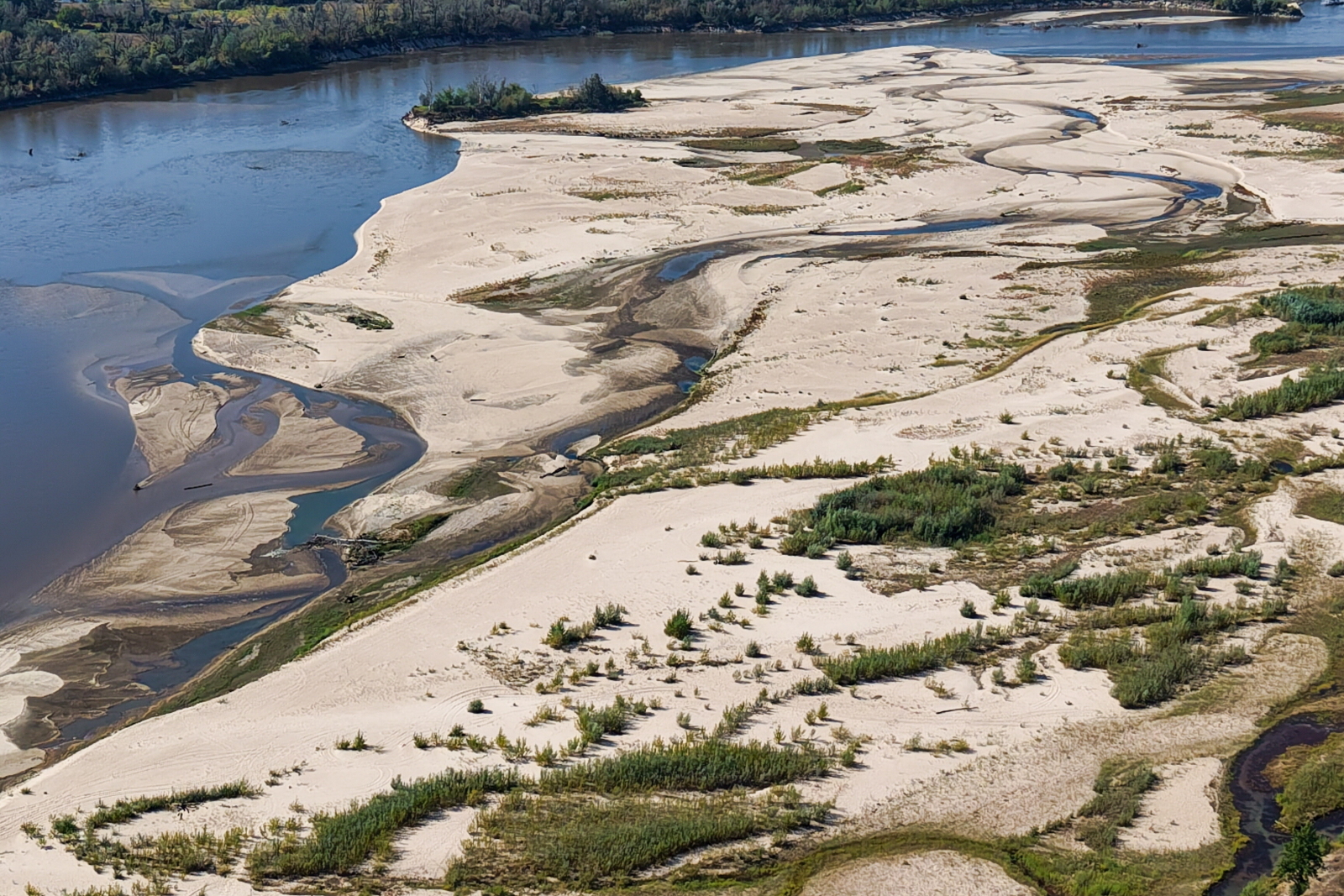 Alarmujący stan wody w Wiśle. Hydrolog: burze nie są korzystne