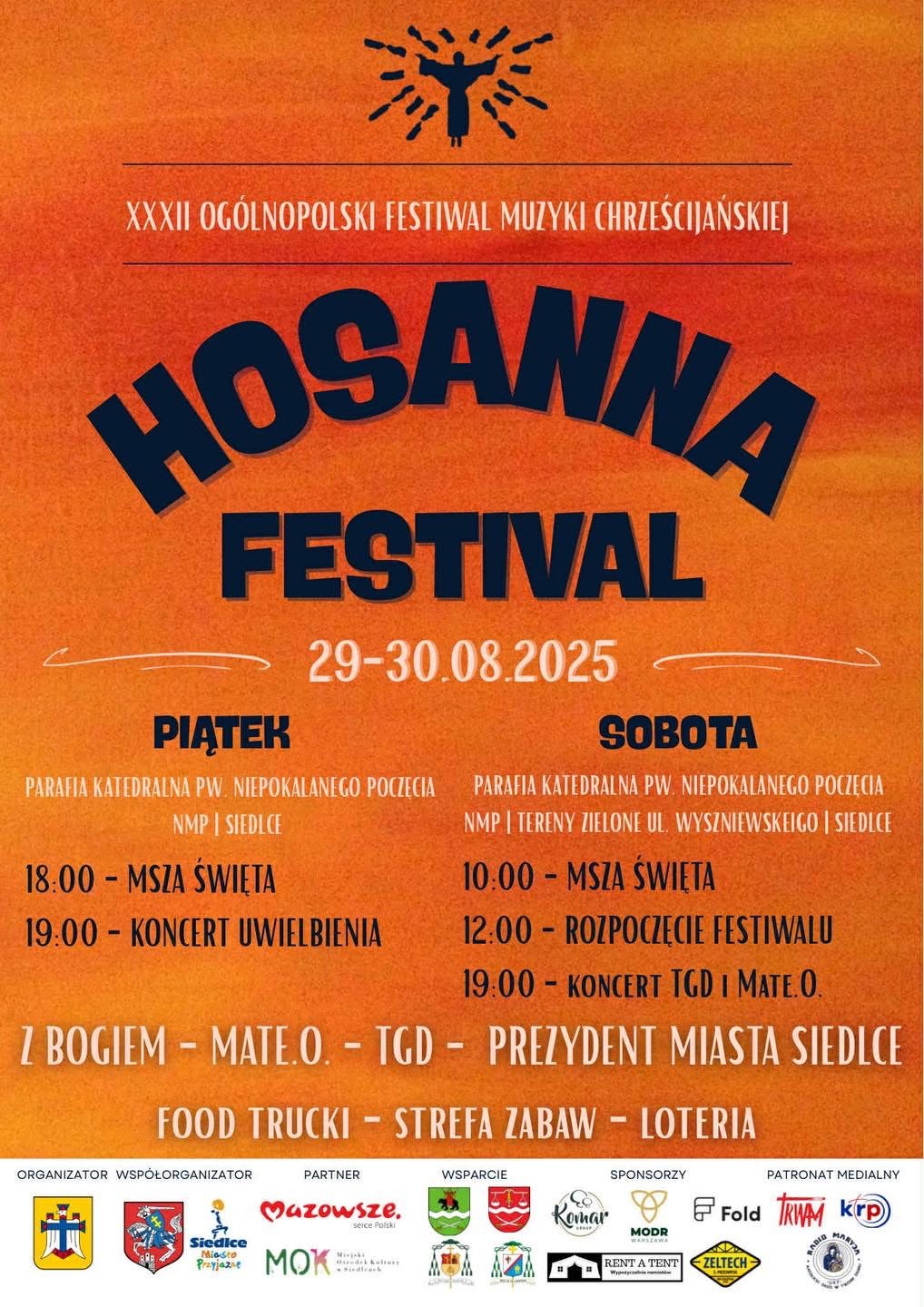 XXXII Hosanna Festival 2025 – Ogólnopolski Festiwal Muzyki Chrześcijańskiej. Dwa dni modlitwy, muzyki i spotkania