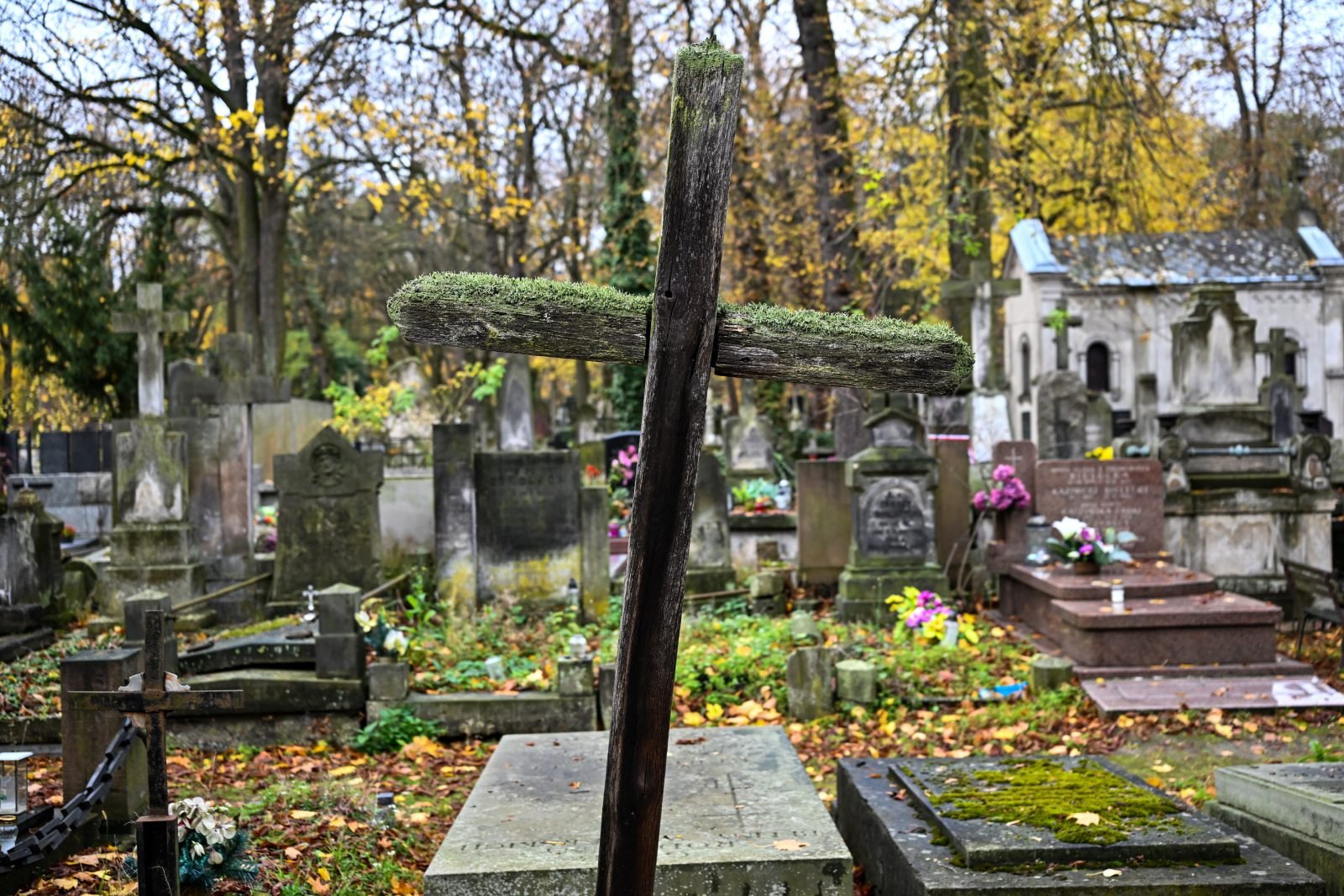 Warszawa: bp Lechowicz modlił się na Cmentarzu Wojskowym na Powązkach [+GALERIA]