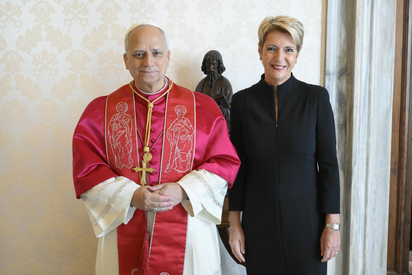 Papież przyjął na audiencji prezydent Szwajcarii