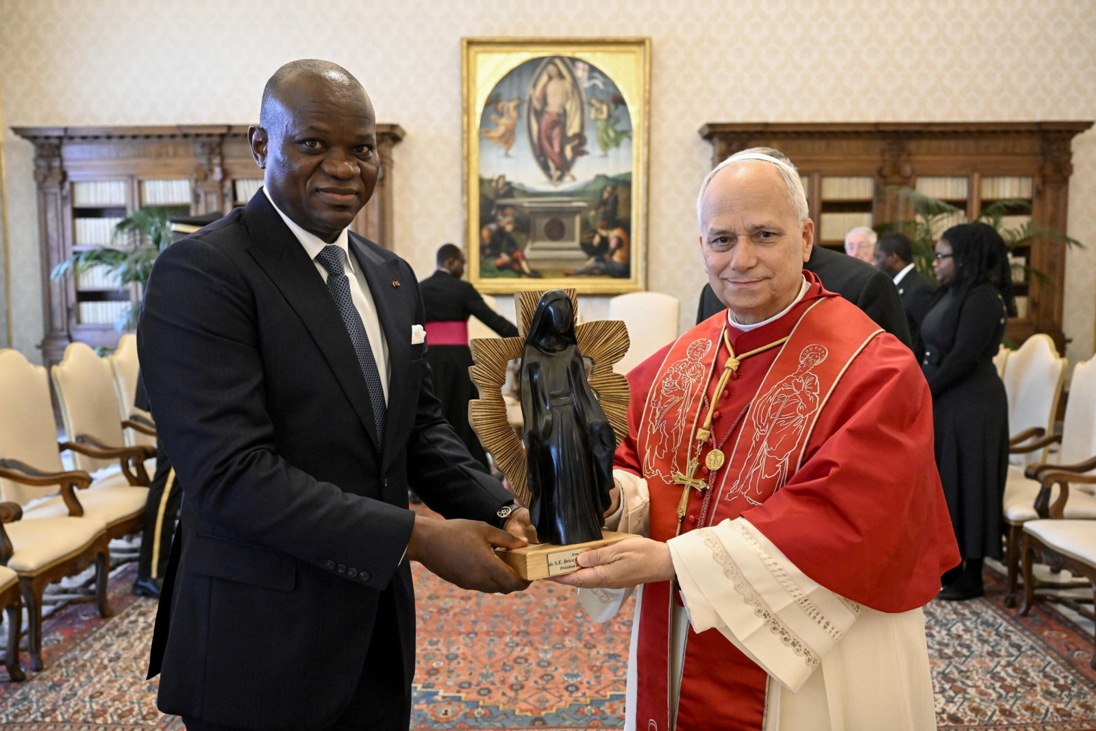 Papież spotkał się z prezydentem Gabonu