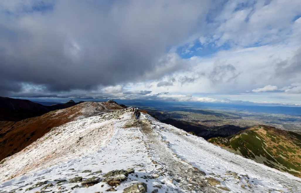 Silny wiatr, zagrożenie w Tatrach