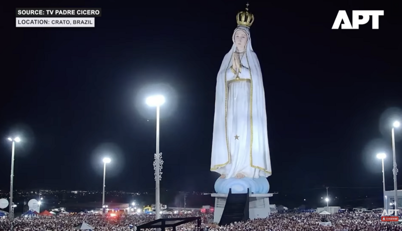 W Brazylii poświęcono 54-metrową figurę Matki Bożej Fatimskiej