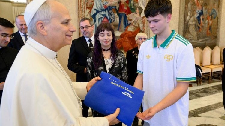 Byli siłą uprowadzeni do Rosji, teraz mogli się spotkać z papieżem