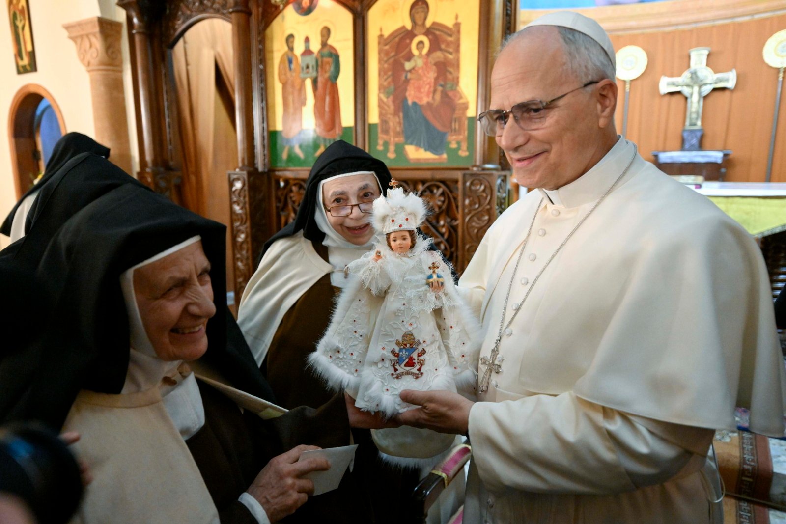 Papież odwiedził klasztor karmelitanek w Libanie [+GALERIA]