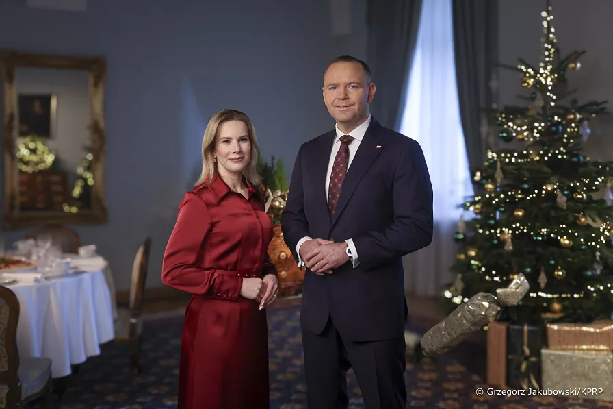 Para Prezydencka złożyła życzenia z okazji Świąt Bożego Narodzenia [+WIDEO]