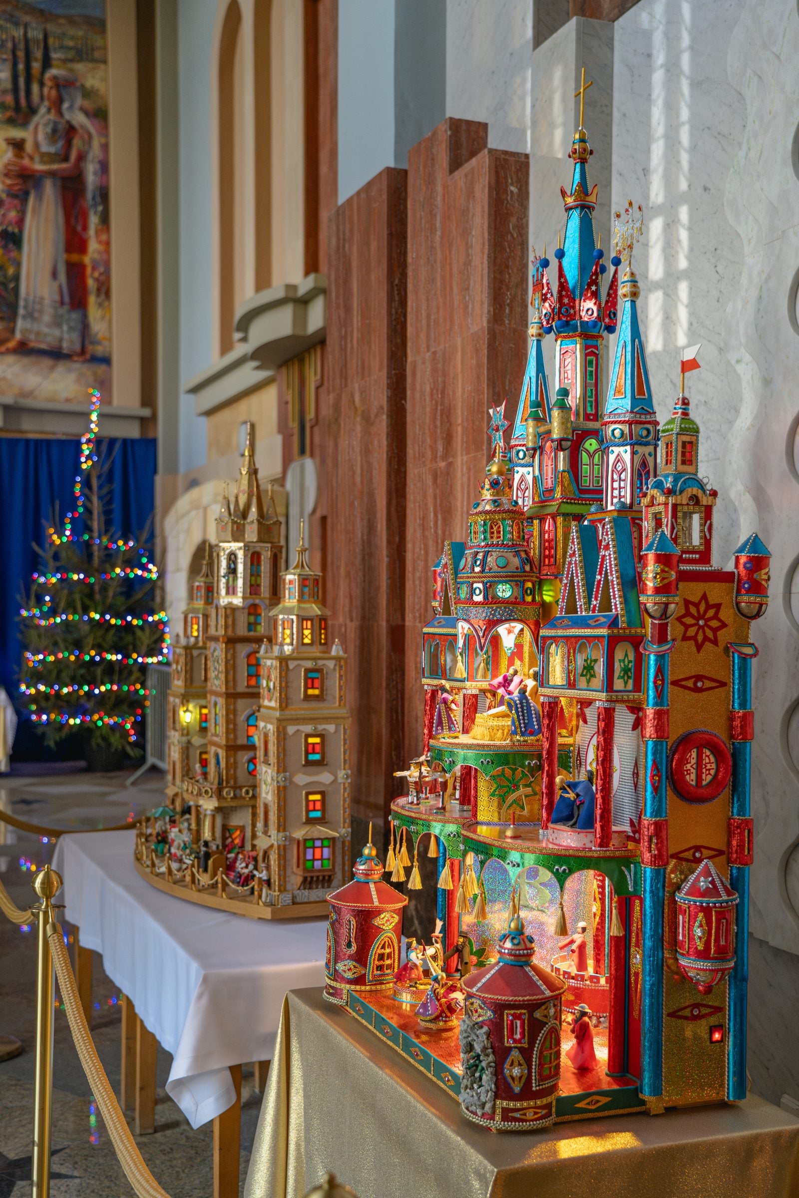 Wystawa szopek bożonarodzeniowych w licheńskim sanktuarium [GALERIA]