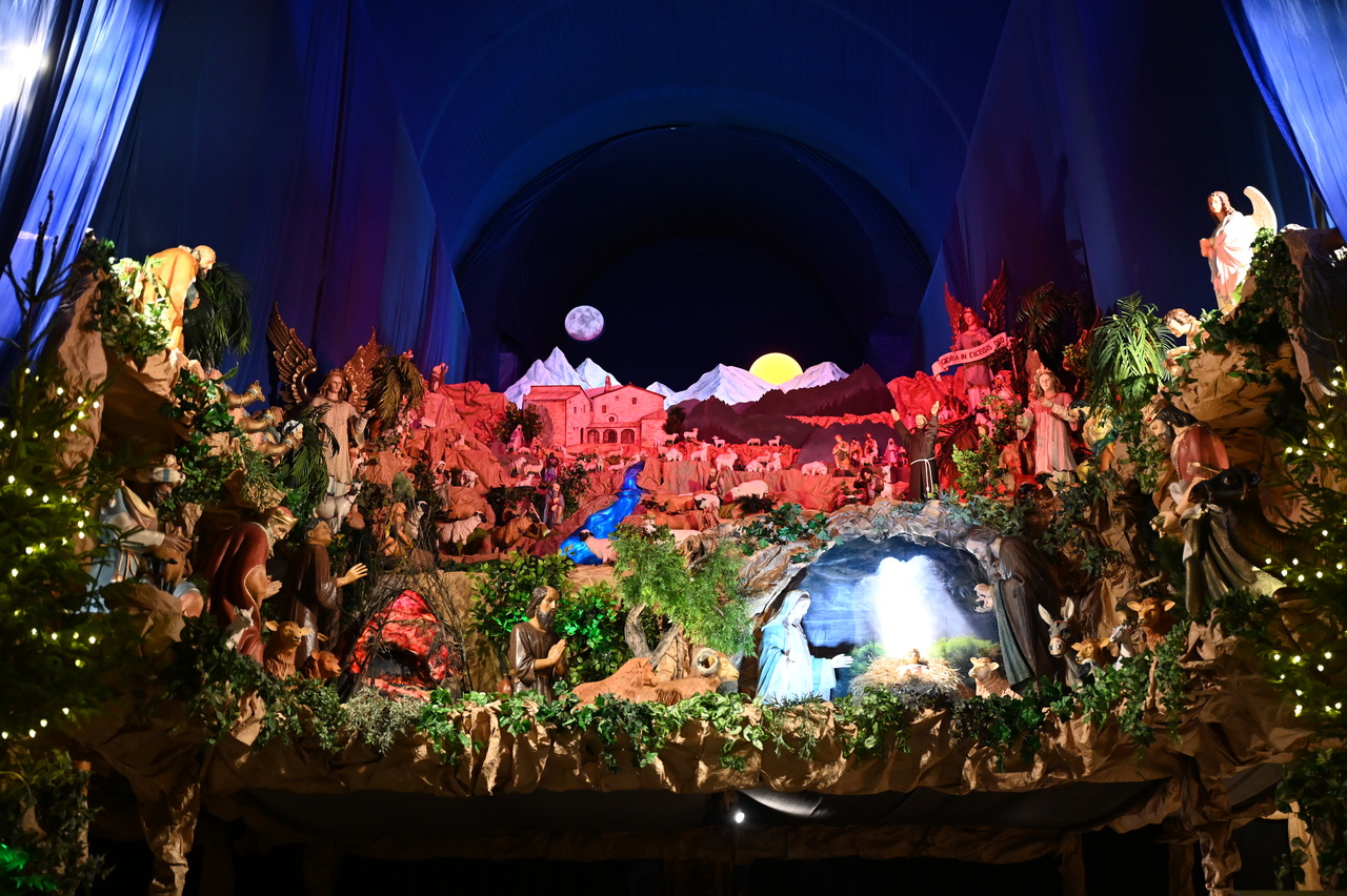 Szopka, poznańscy franciszkanie. fot. Michał Jóźwiak/misyjne.pl