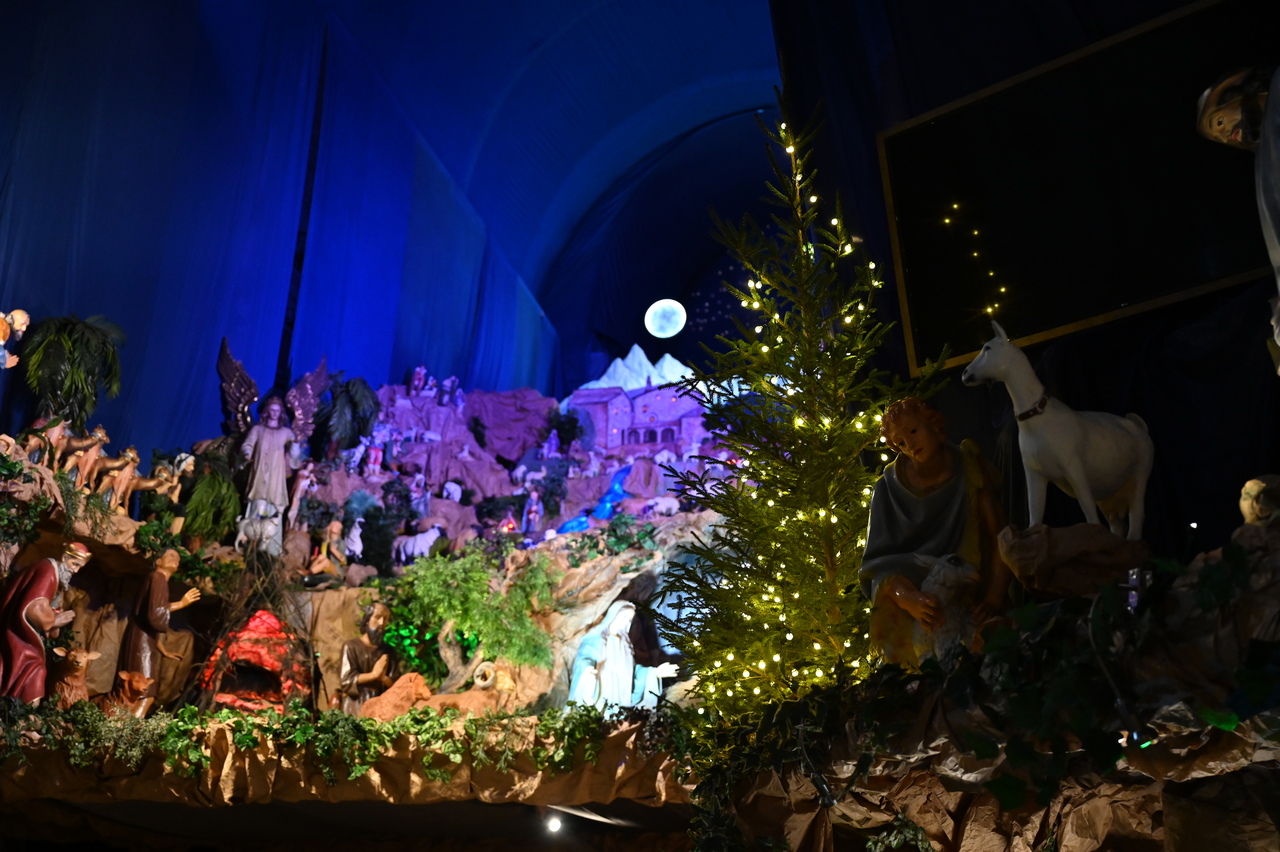 Szopka, poznańscy franciszkanie. fot. Michał Jóźwiak/misyjne.pl