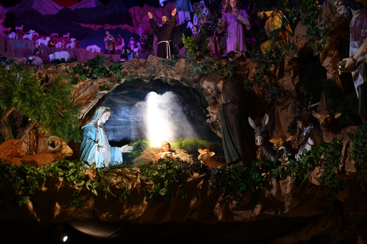 Szopka, poznańscy franciszkanie. fot. Michał Jóźwiak/misyjne.pl