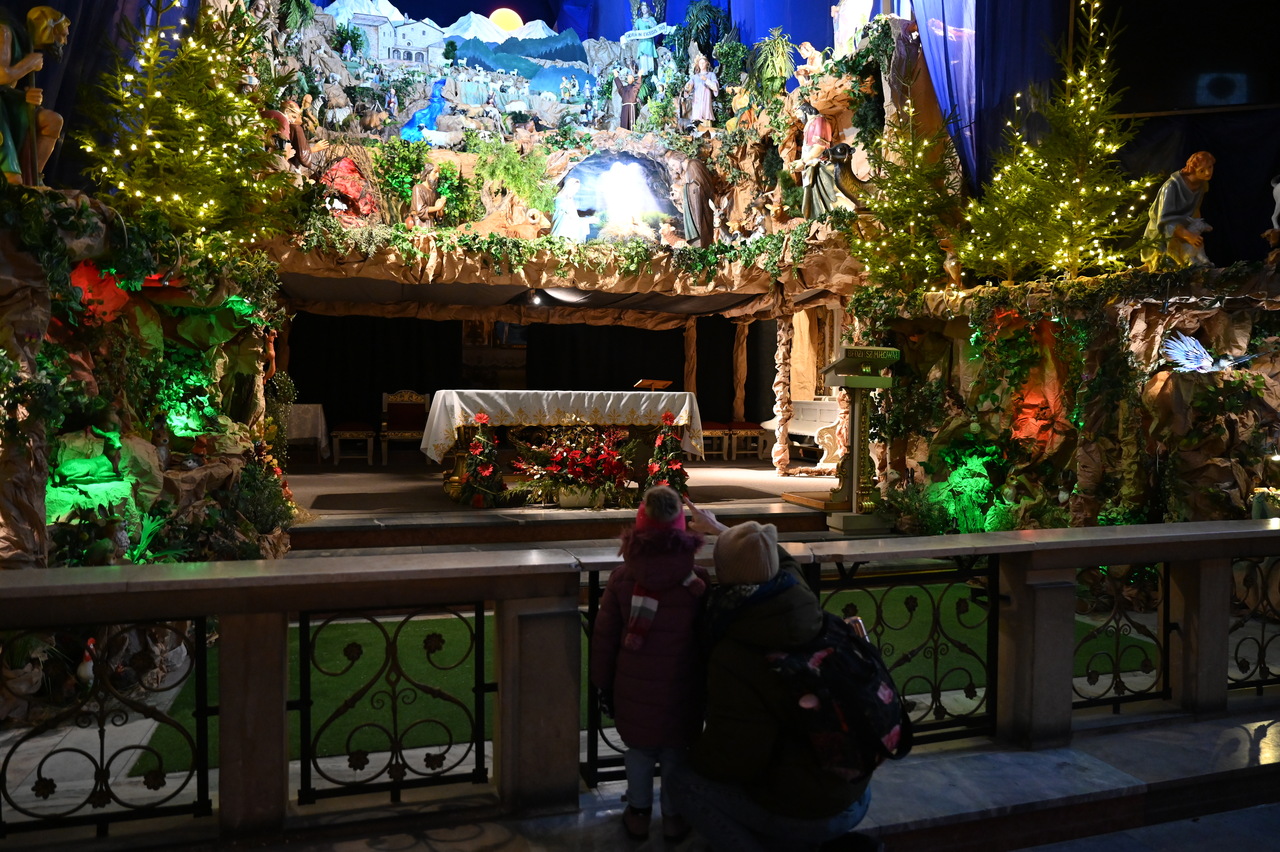 Szopka, poznańscy franciszkanie. fot. Michał Jóźwiak/misyjne.pl