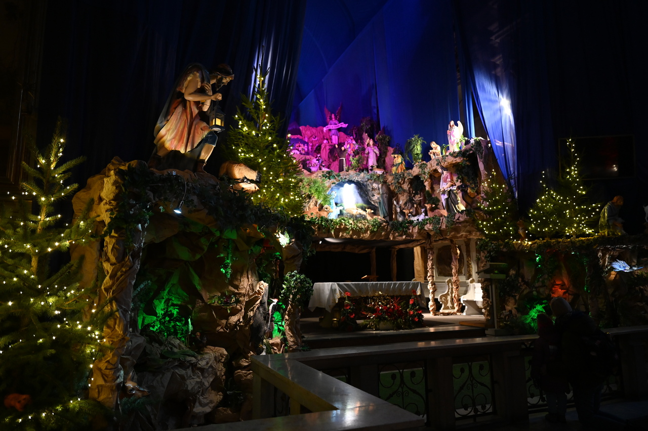 Szopka, poznańscy franciszkanie. fot. Michał Jóźwiak/misyjne.pl