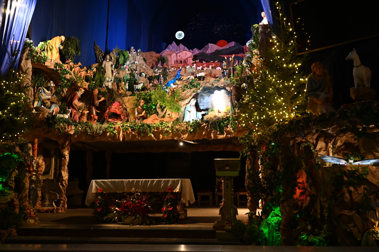 Szopka, poznańscy franciszkanie. fot. Michał Jóźwiak/misyjne.pl