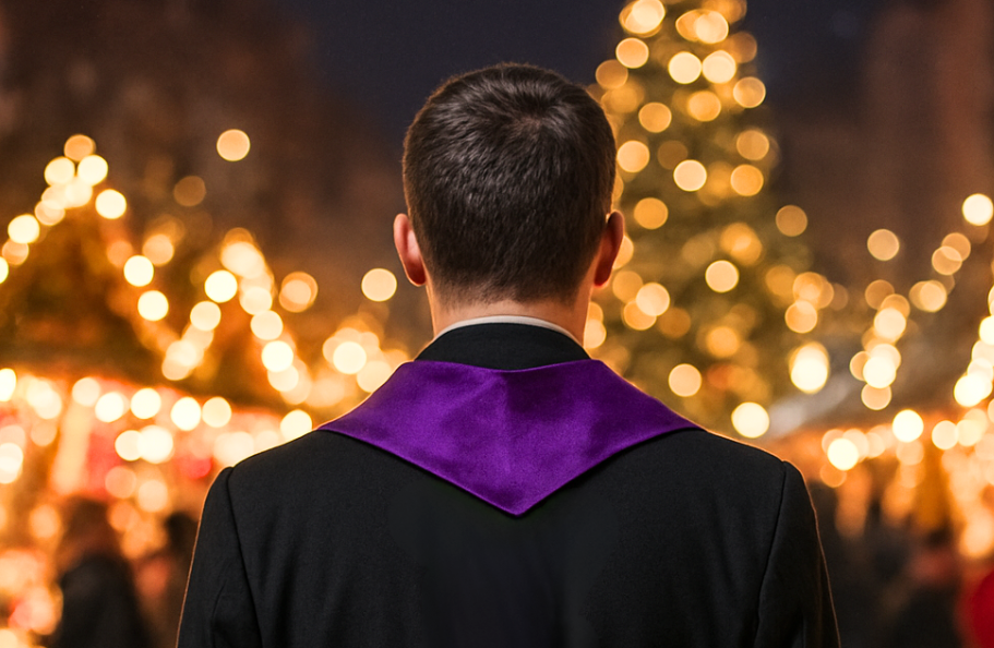 Ksiądz przyniósł konfesjonał na jarmark i rozpoczął spowiedź – parafianie zachwyceni