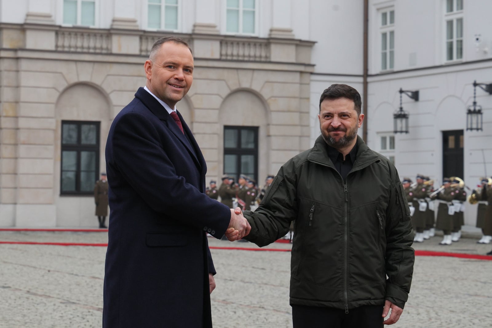 Prezydent Ukrainy spotkał się z prezydentem Karolem Nawrockim [+GALERIA]