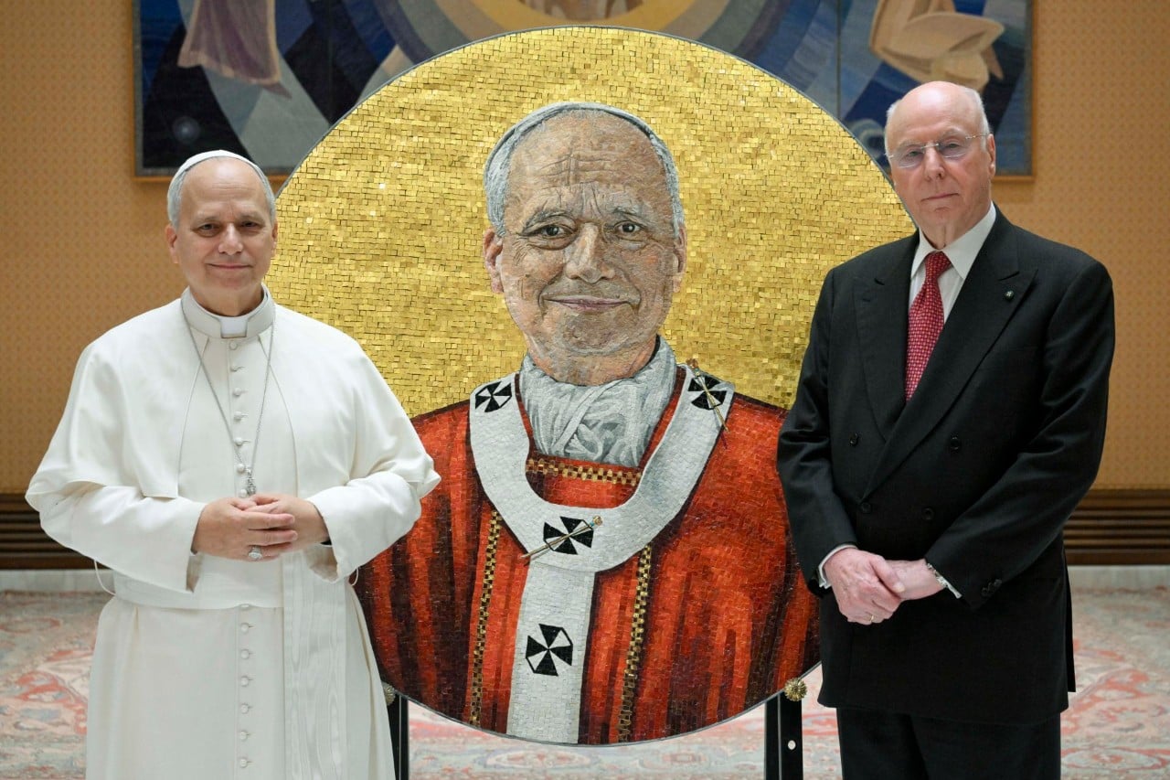 Gotowa jest już mozaika z wizerunkiem Leona XIV [+GALERIA]