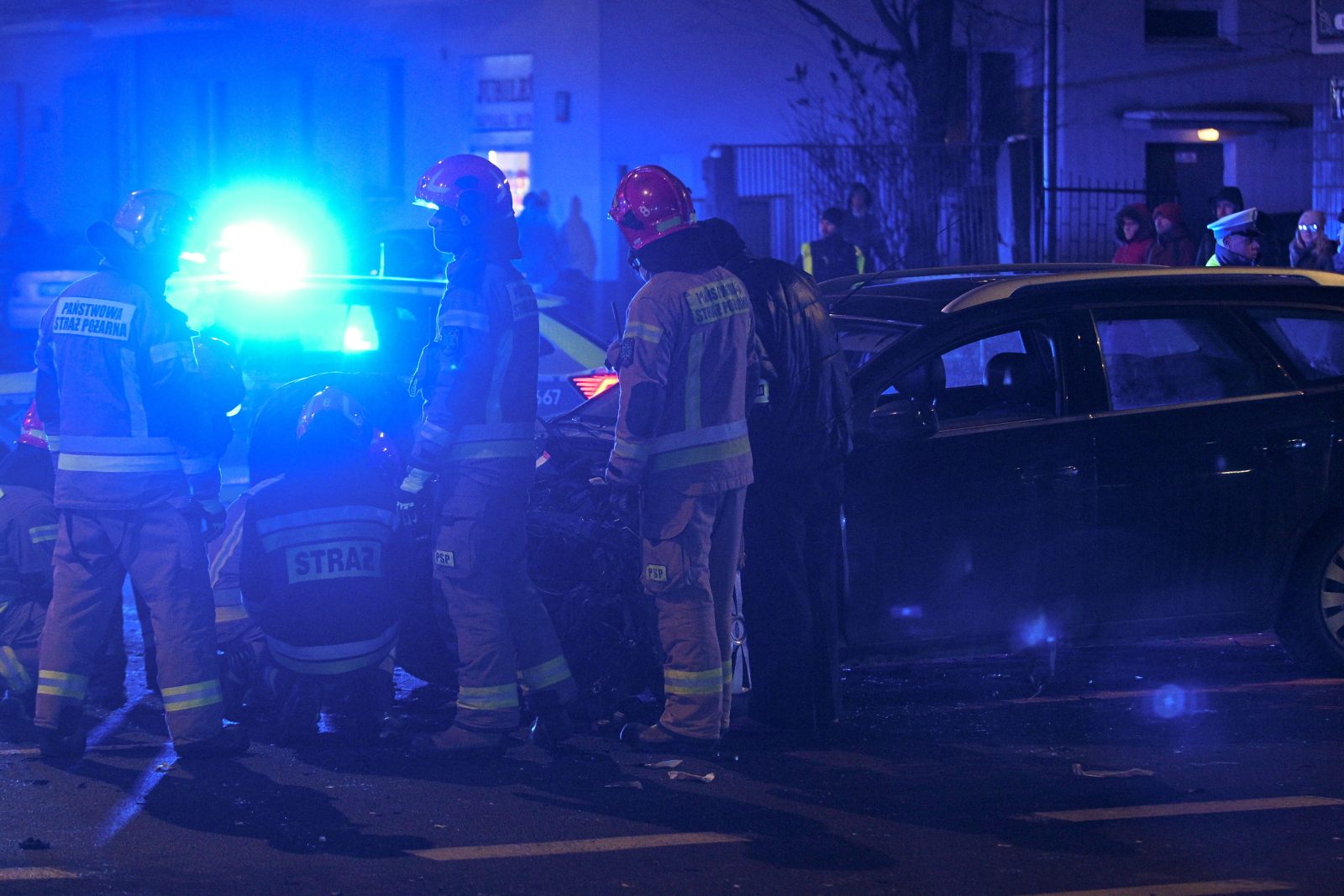 Wypadek na skrzyżowaniu ulic Grochowskiej i Zamienieckiej, olbrzymie utrudnienia