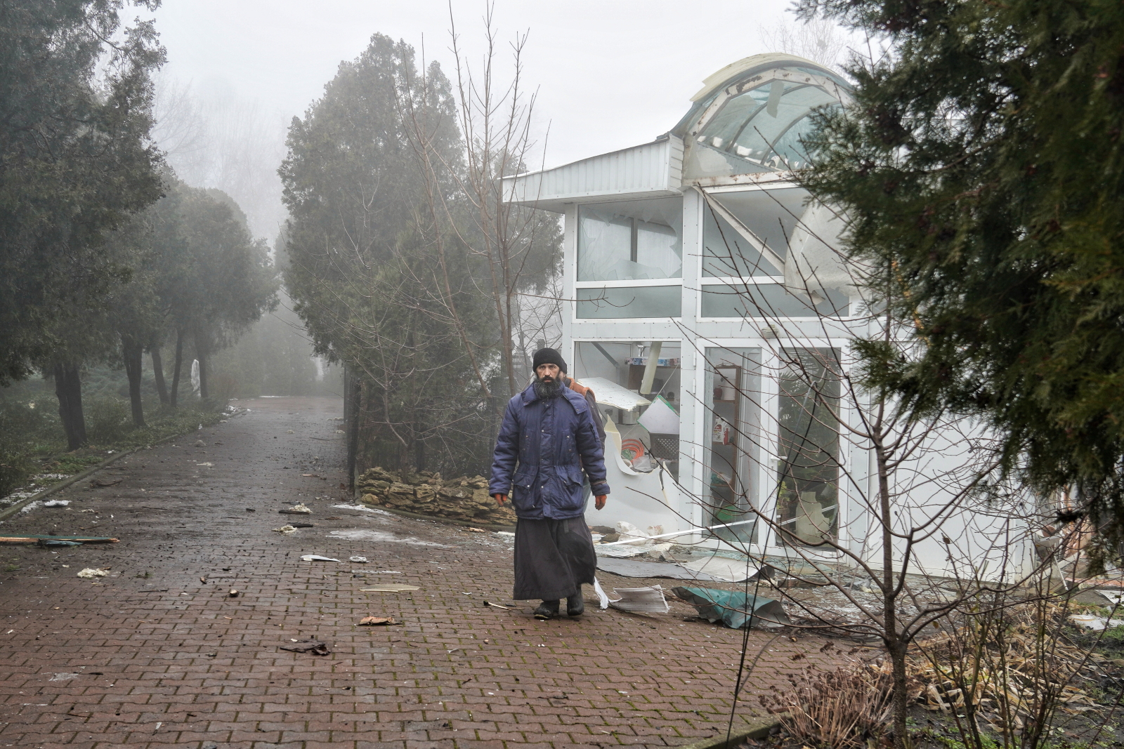 Odessa: zniszczenia spowodowane rosyjskim atakiem na Klasztor Zaśnięcia Matki Bożej [GALERIA]