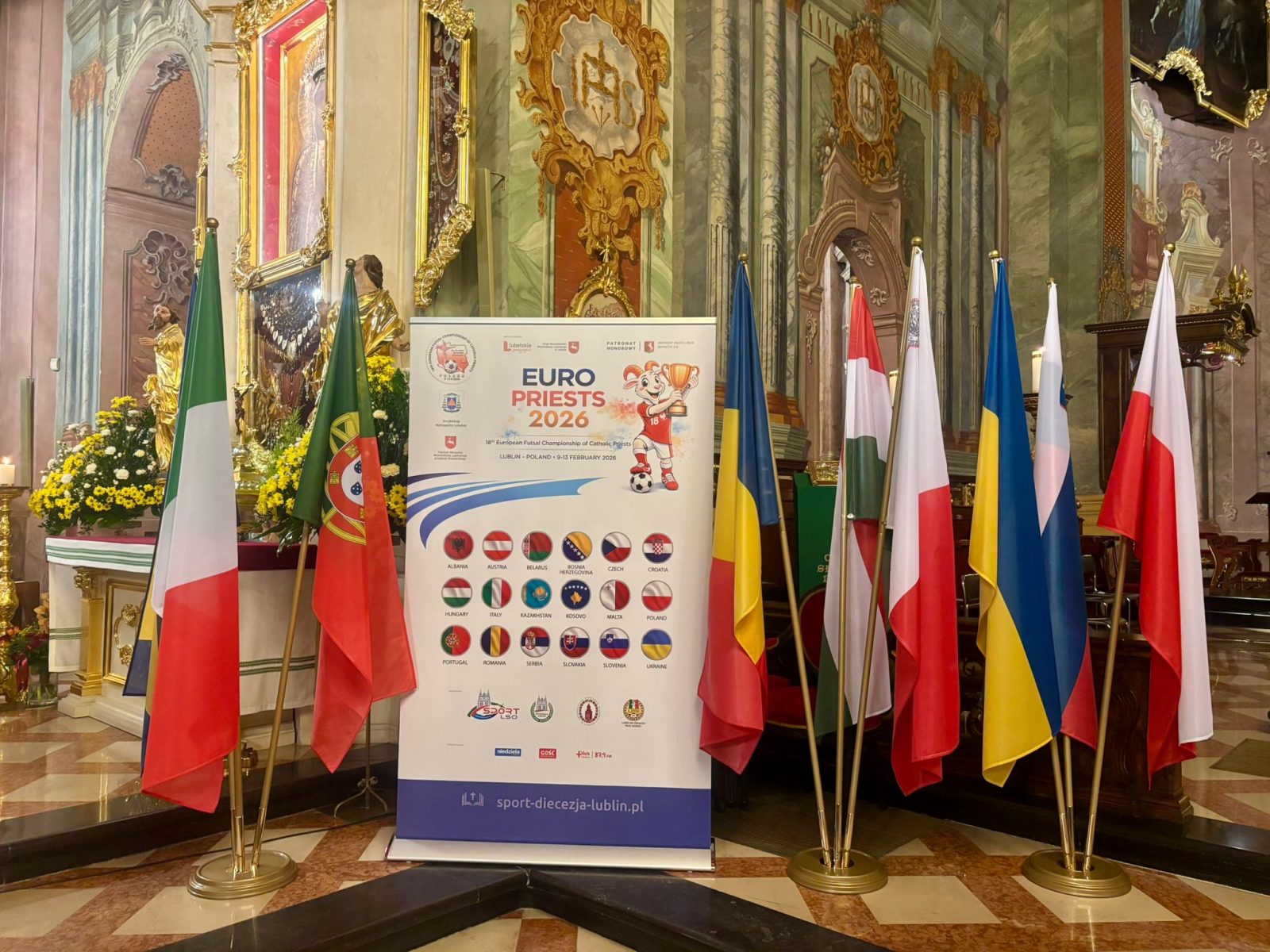 W Lublinie realizowane są XVIII Mistrzostwa Europy Księży w Piłce Halowej