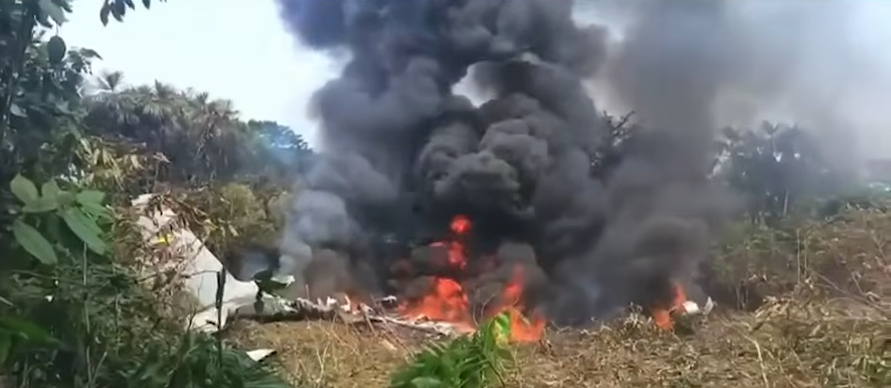 Kolumbia: katastrofa samolotu wojskowego ze 110 osobami na pokładzie [WIDEO]