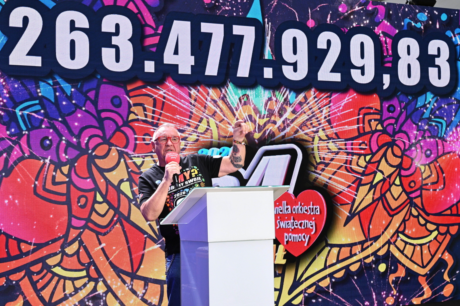 Ostateczny wynik 34. Finału Wielkiej Orkiestry Świątecznej Pomocy to ponad 263 mln 477 tys. zł