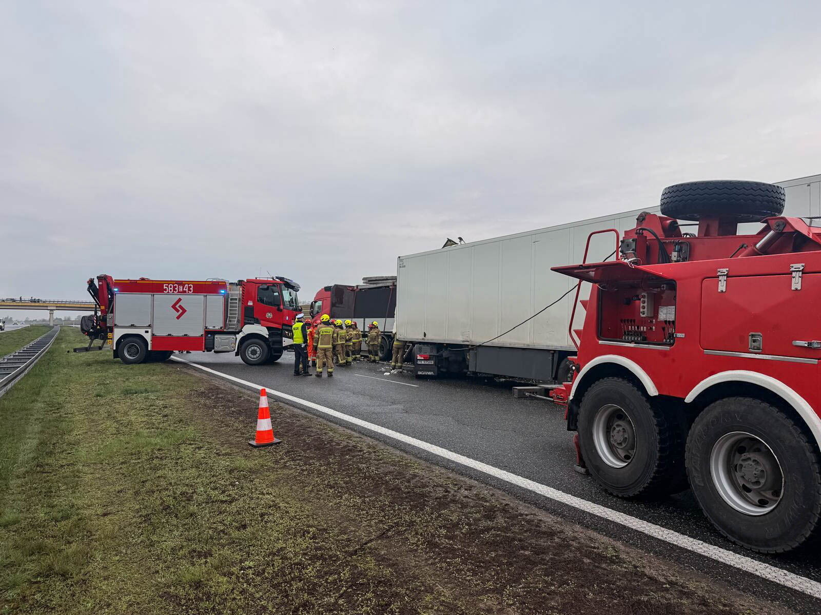 Tragiczny wypadek na A2. Utrudnienia mogą potrwać kilka godzin