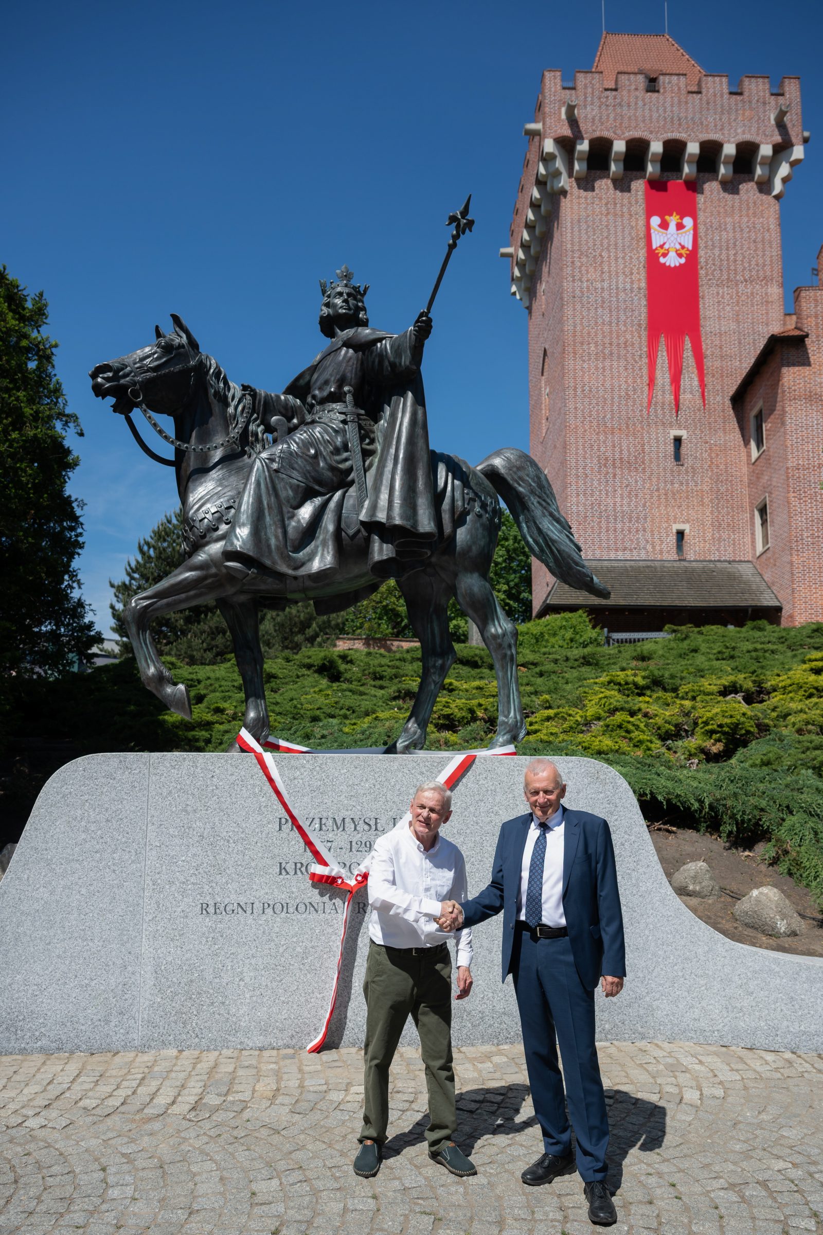 W Poznaniu odsłonięto pomnik króla Przemysła II [+GALERIA]