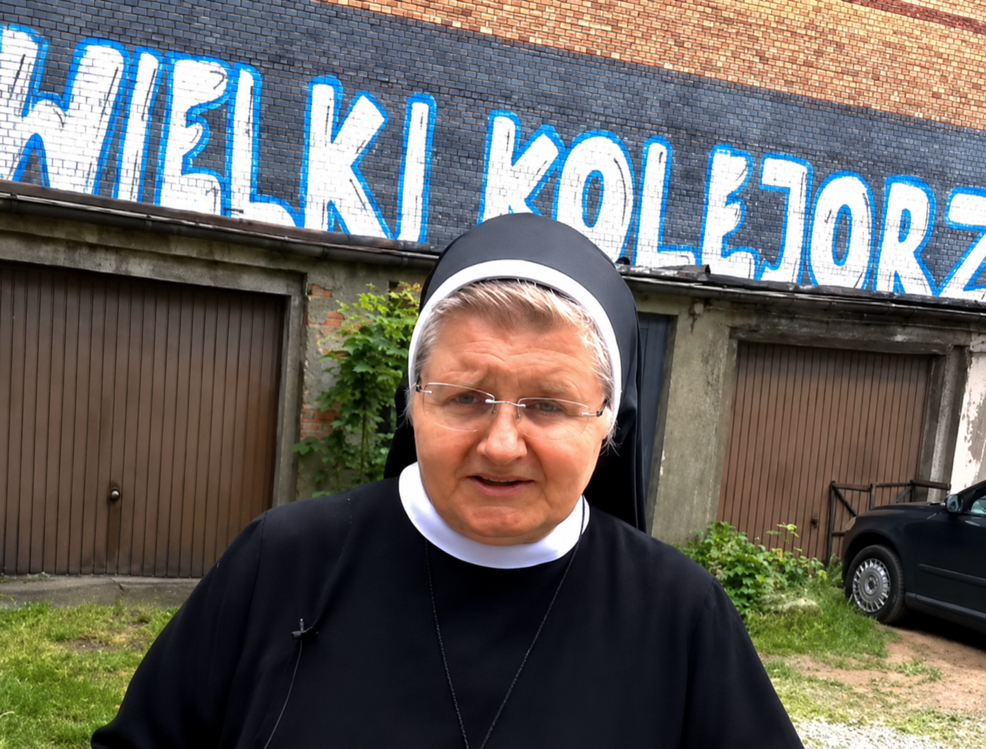 Ktoś wymalował mural zakonnicom. Elżbietanki zaskoczyły reakcją