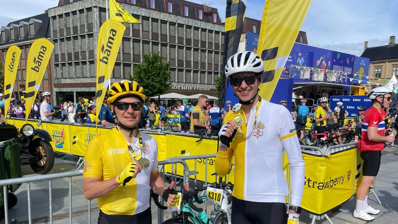 Watykańscy kolarze wystartowali w norweskiej edycji Tour de France