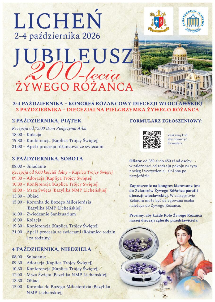 Kongres Różańcowy i Pielgrzymka Żywego Różańca w Licheniu