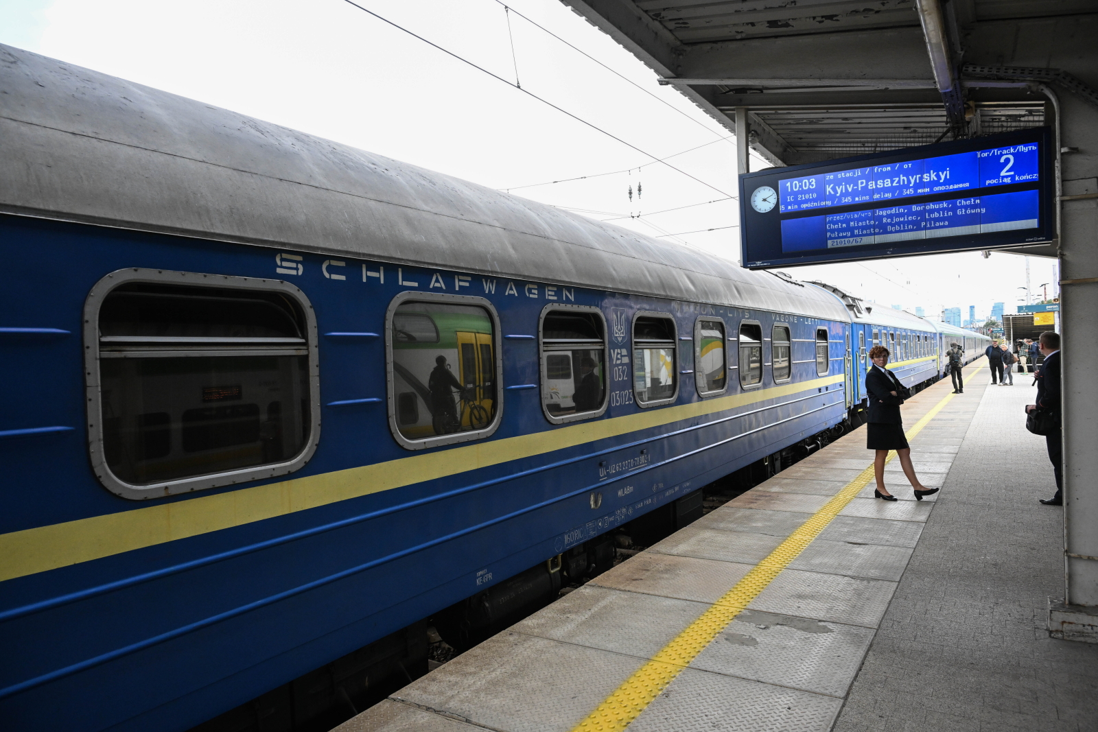 Ukraina: z powodu zagrożeń rosyjskimi atakami ewakuowano 5831 pociągów we wrześniu