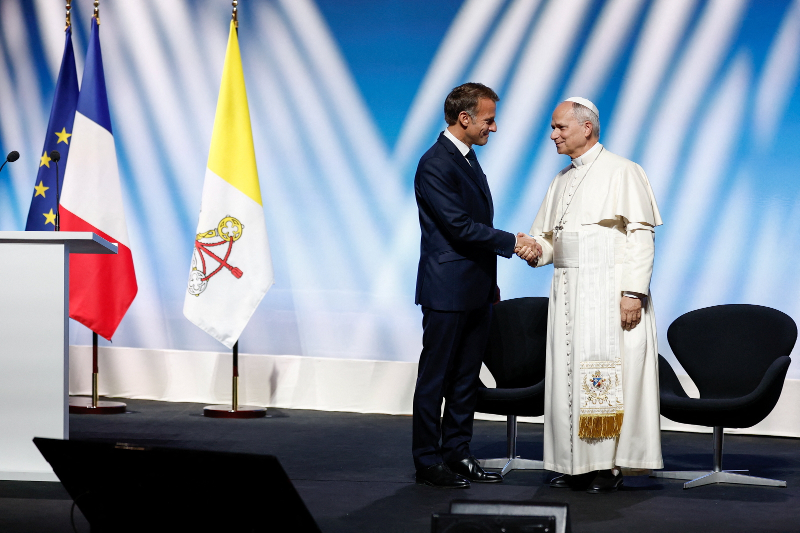 fot. EPA/BENOIT TESSIER / POOL  MAXPPP OUT 
Dostawca: PAP/EPA.