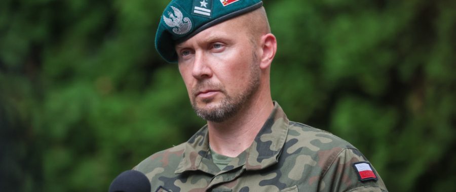 Ppłk Jacek Goryszewski, fot. PAP/Leszek Szymański