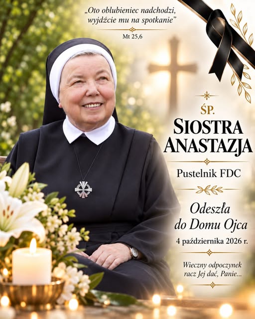 Nie żyje siostra Anastazja. Autorka bestsellerowych książek kucharskich
