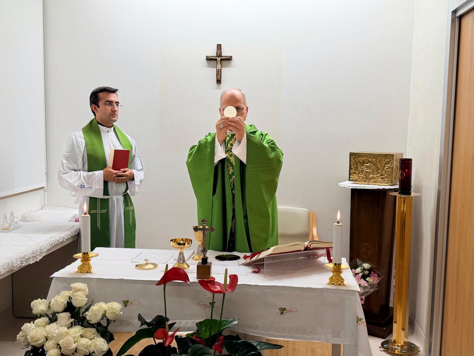 Papież odprawił dziś o 12:00 mszę św. w Klinice Gemelli