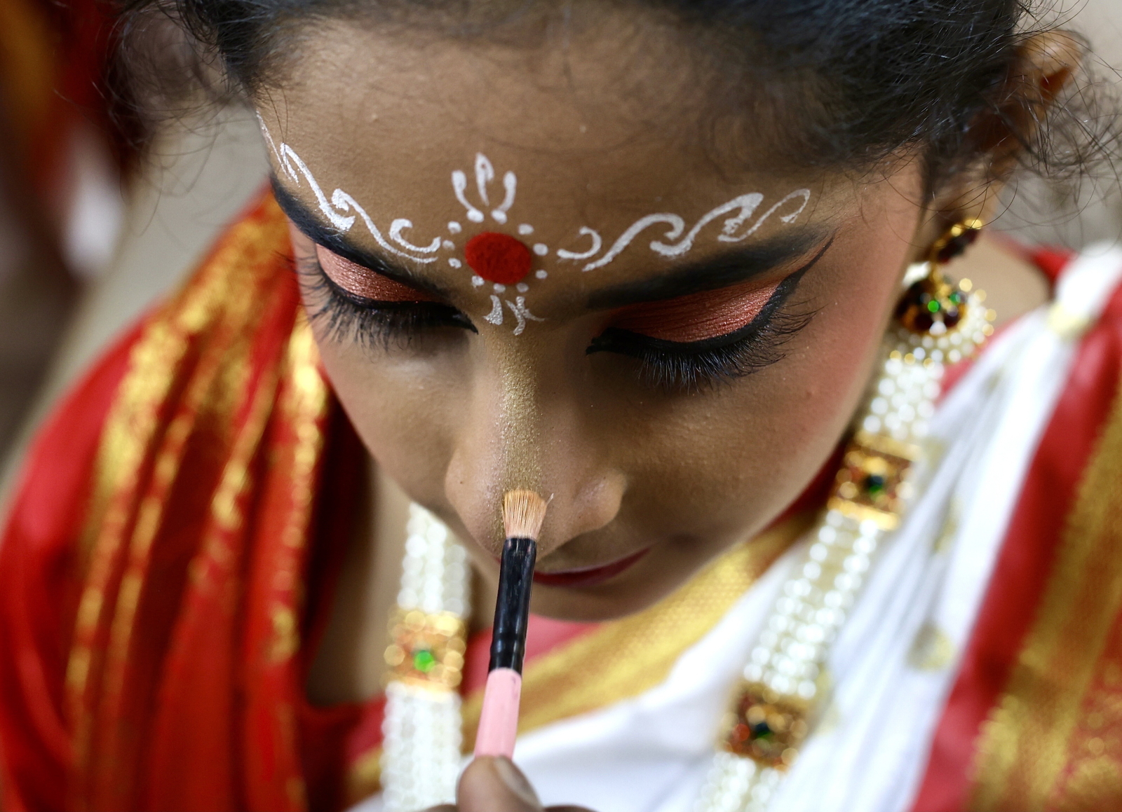 Tradycja sprzed tysięcy lat. Kulisy niezwykłego teatru w Indiach [GALERIA]